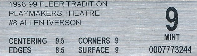 Fleer 1998-1999 Tradition Playmaker Theatre #13/15PT Scottie