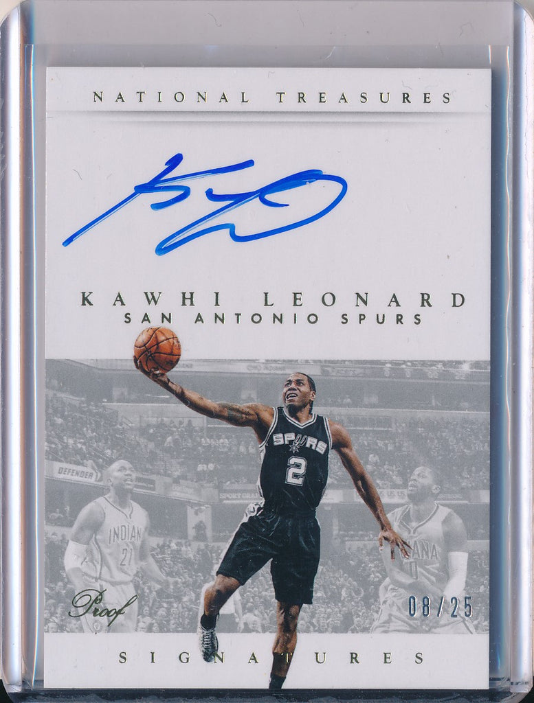 Panini 2014-2015 National Treasures Proof Signatures #S-KLE Kawhi