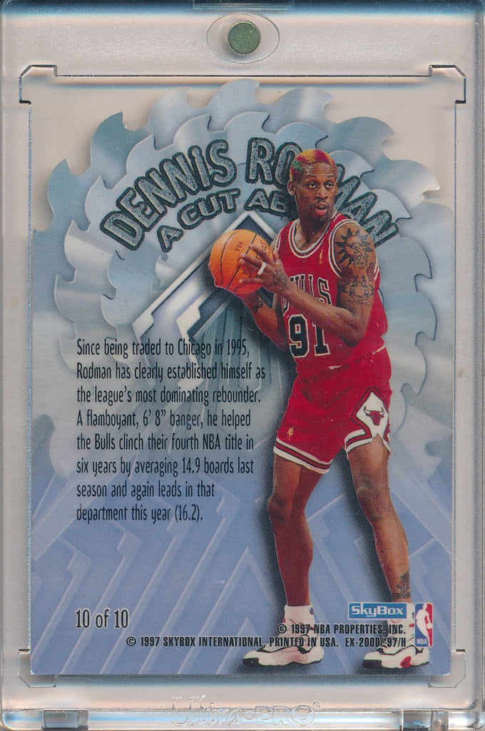 SkyBox 1996-1997 EX 2000 Cut Above #10/10 Dennis Rodman – Mr. B