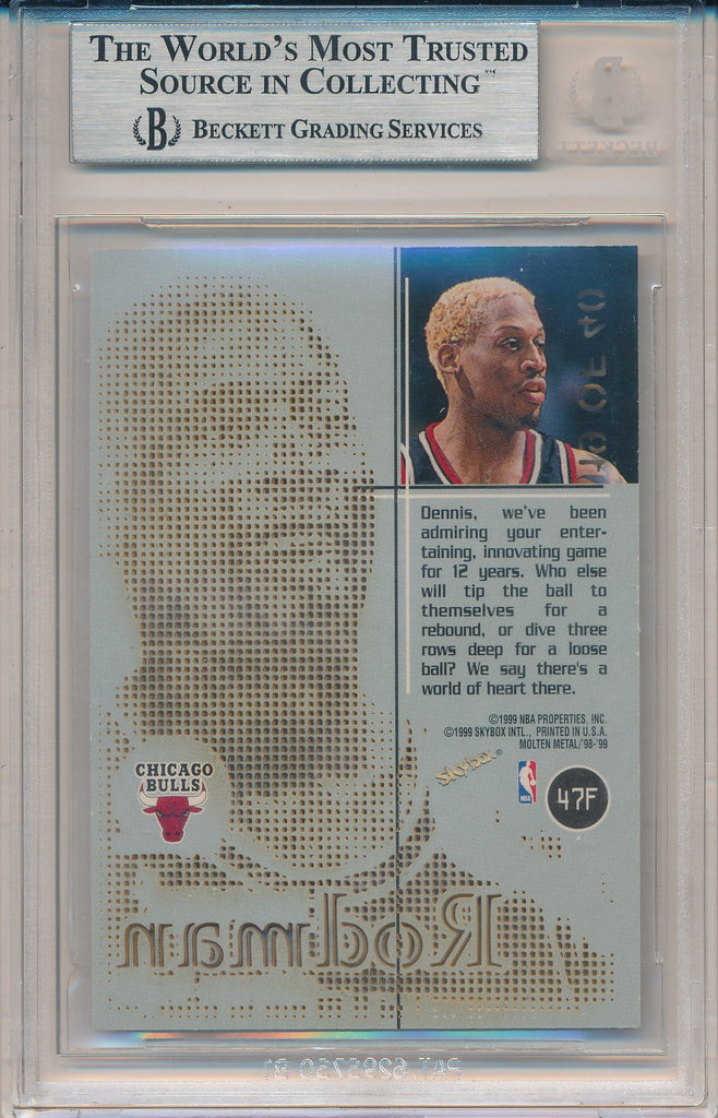 SkyBox 1998-1999 Molten Metal Fusion #47F Dennis Rodman 19/40