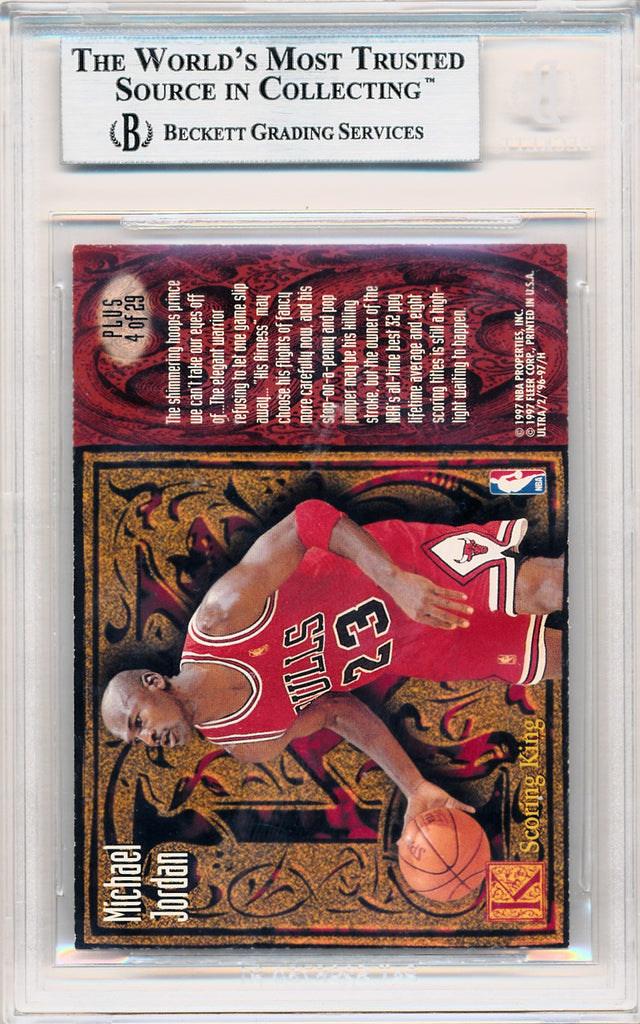 Fleer 1996-1997 Ultra Scoring Kings Plus #4 Michael Jordan 4/29