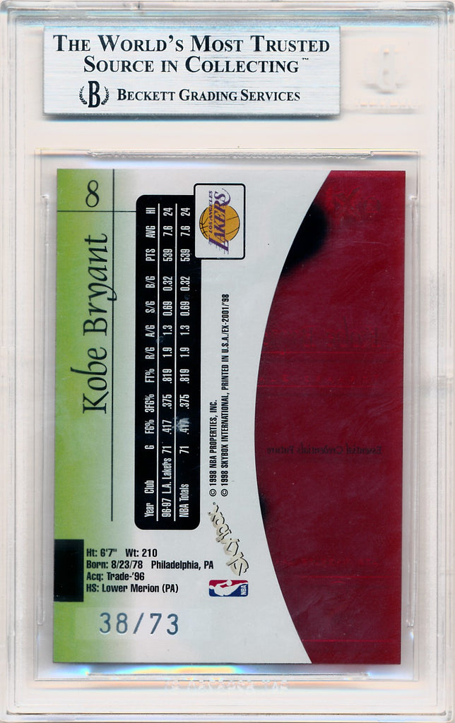 Skybox 1997-1998 E-X2001 Essential Credentials Future #8 Kobe