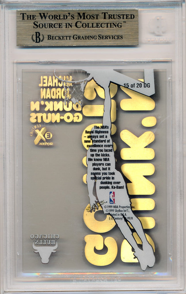 Skybox 1998-1999 E-X Century Dunk 'N Go Nuts #15 Michael Jordan 15