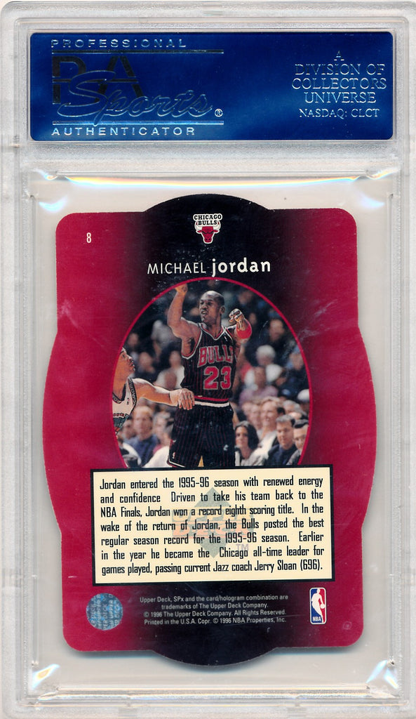 Upper Deck 1995-1996 SPX Gold #8 Michael Jordan / PSA Grade 10