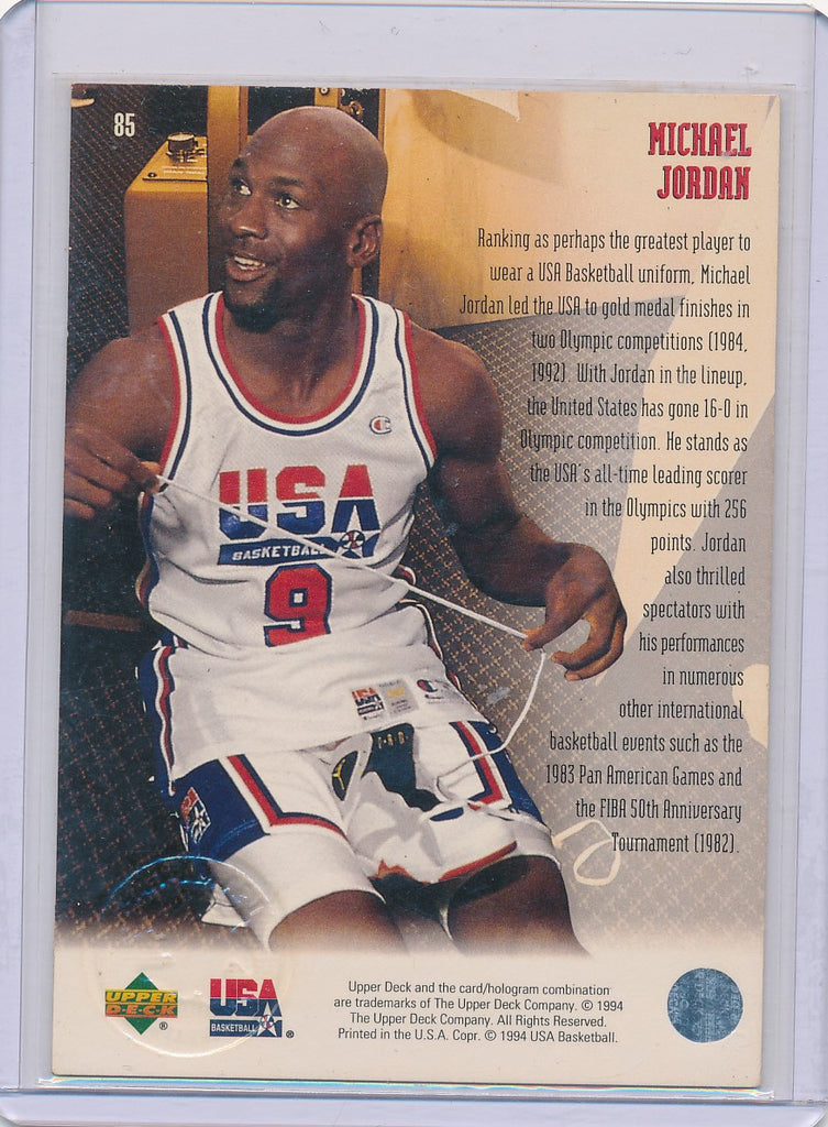 Upper Deck 1994 Gold Medal USA All Time #85 Michael Jordan – Mr