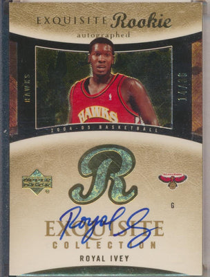 Upper Deck 2004-2005 Exquisite Collection Gold RPA #81 Royal Ivey 14/36