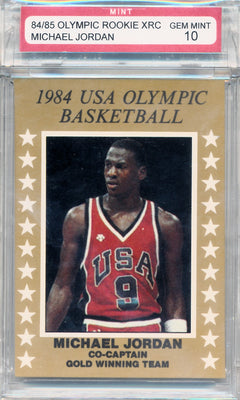 USA Olympic Basketball 1984-1985 Rookie XRC  # Michael Jordan