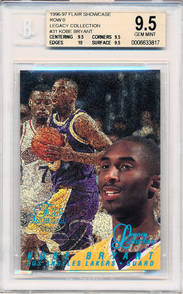 ラピスリライツ supernova 直筆サイン色紙 ユエフィオナミルフィーユ Fleer 1996-1997 Flair Showcase Legacy Collection Row 0 #31 Kobe