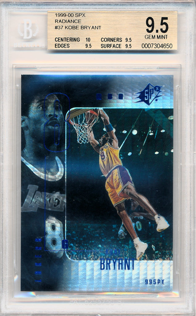 Upper Deck 1999-2000 SPx Radiance #37 Kobe Bryant / BGS