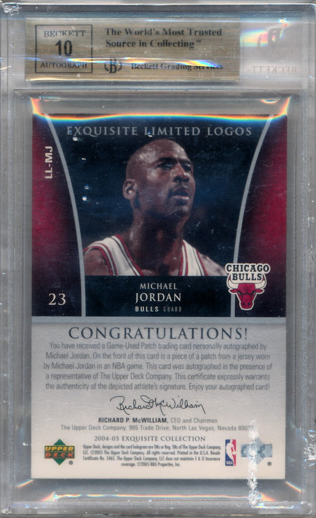 Michael Jordan Collector's Trading Card - Upper Deck Limited