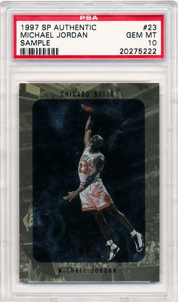 Upper Deck 1997-1998 SP Authentic Sample #23 Michael Jordan / PSA