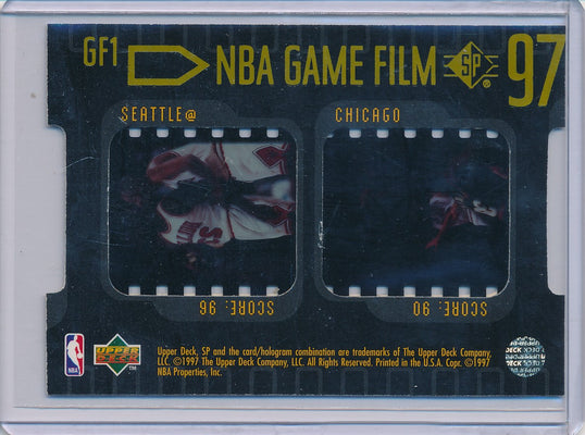 Upper Deck 1996-1997 SP  NBA Game Film #GF1 Michael Jordan
