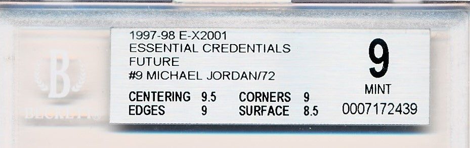 Skybox 1997-1998 E-X2001 Future Essential Credentials #9
