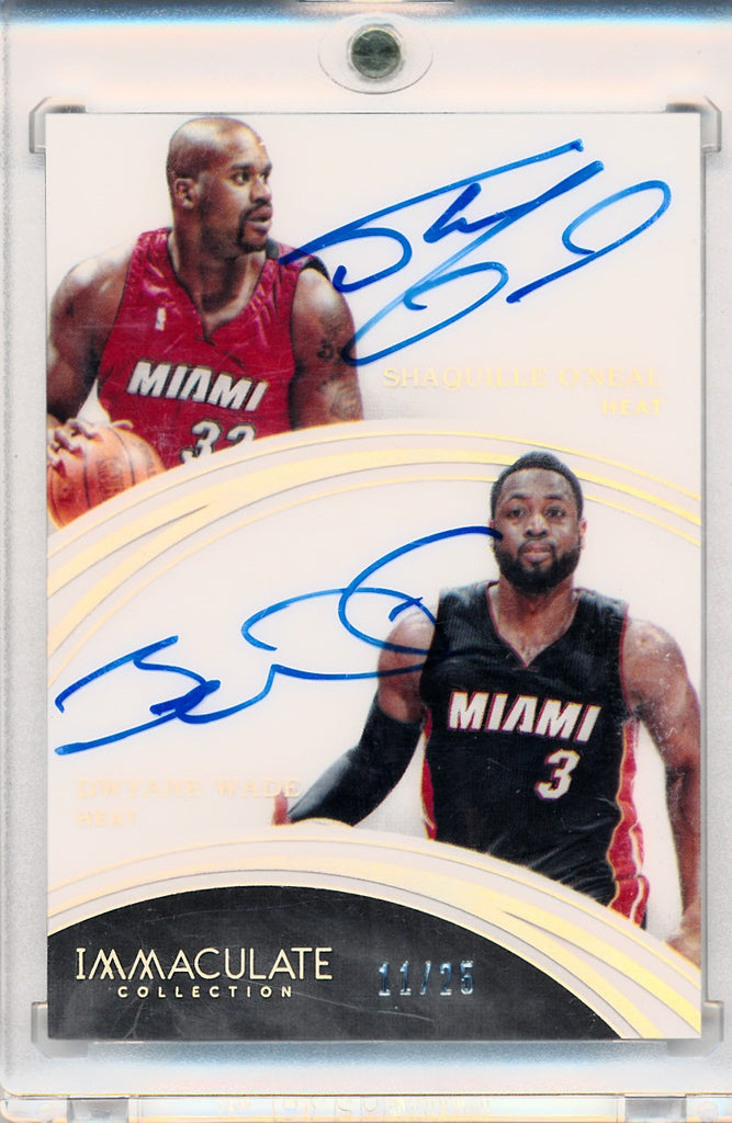 Panini 2015-2016 Immaculate Collection Dual Auto #6 Shaquille O ...