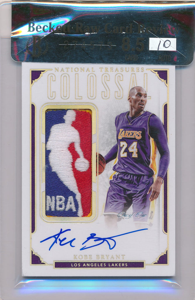 2017-18 PANINI NATIONAL TREASURES KOBE BRYANT AUTO 25/25