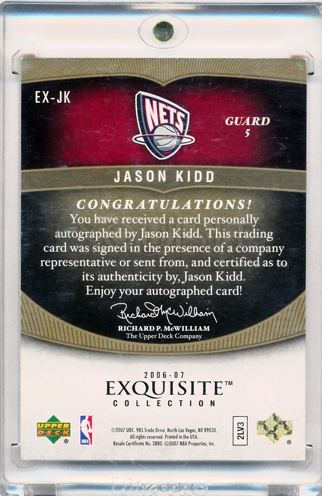 NBA Jason Kidd Signed Trading Cards, Collectible Jason Kidd Signed Trading  Cards