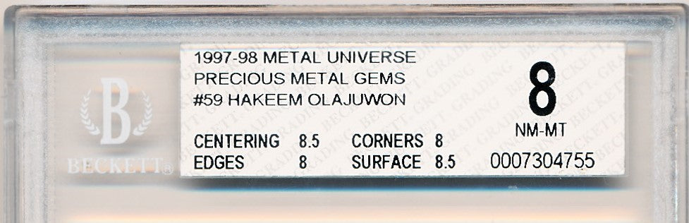 Skybox 1997-1998 Metal Universe Championship Precious Metal