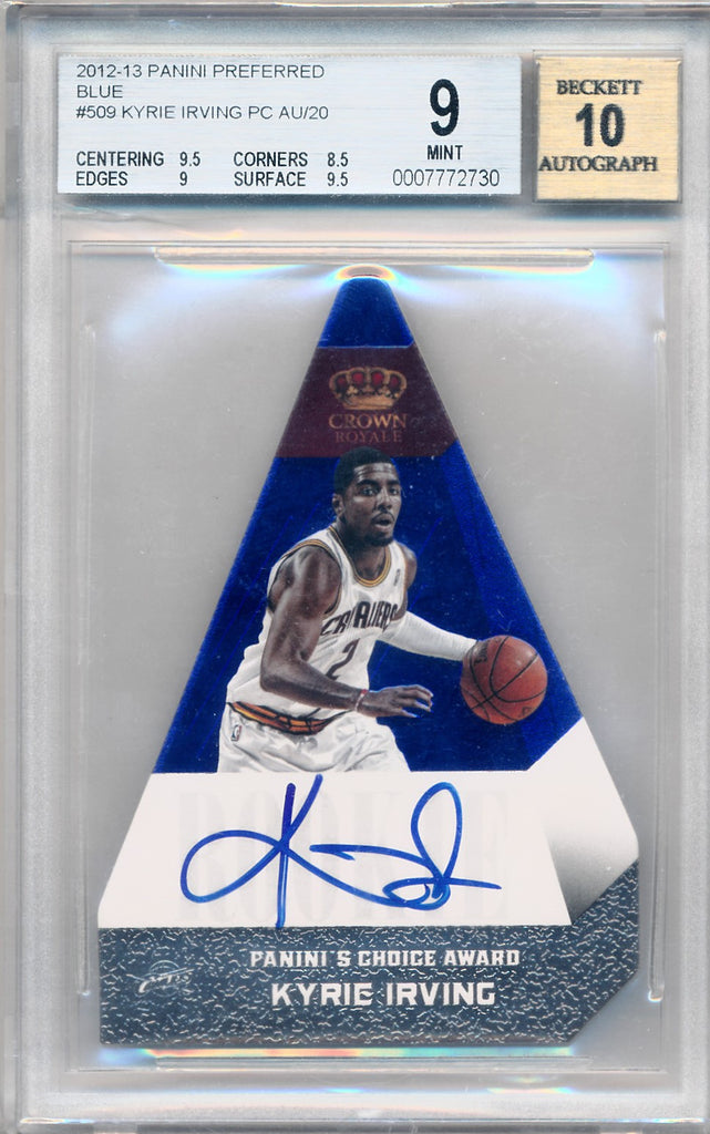 Panini 2012-2013 Preferred Blue #509 Kyrie Irving 3/20 / BGS Grade