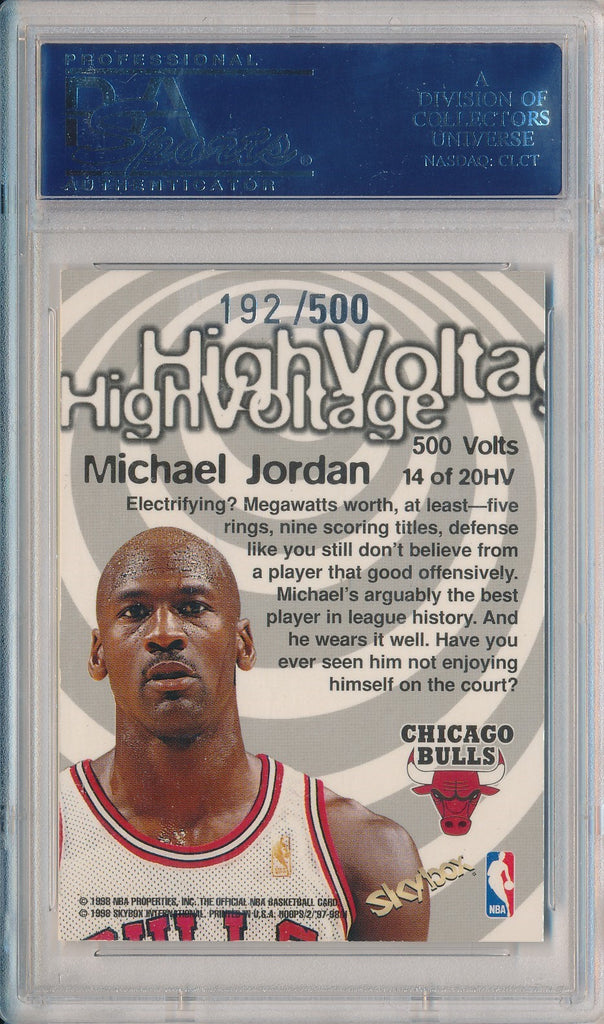 SkyBox 1997-1998 Hoops High Voltage #14/20HV Michael Jordan 192