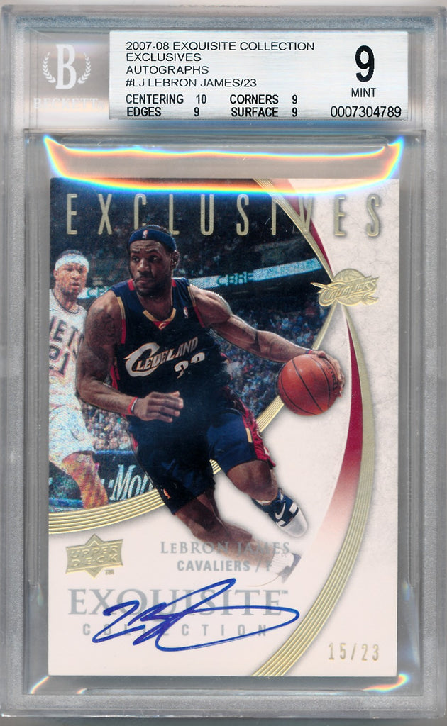 税込) Upper Deck 2007-08 SP Game Used Authentic Fabrics Lebron