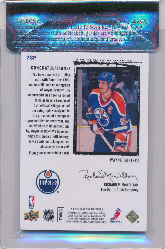 Upper Deck 2009-2010 Exquisite Collection Rookie Patch Flashback #78P – Mr.  B's Collection