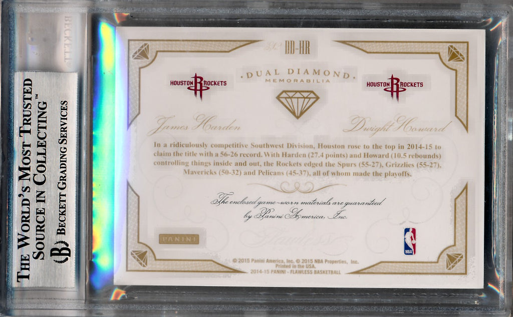 Panini 2014-2015 Flawless Basketball Dual Diamond Logoman