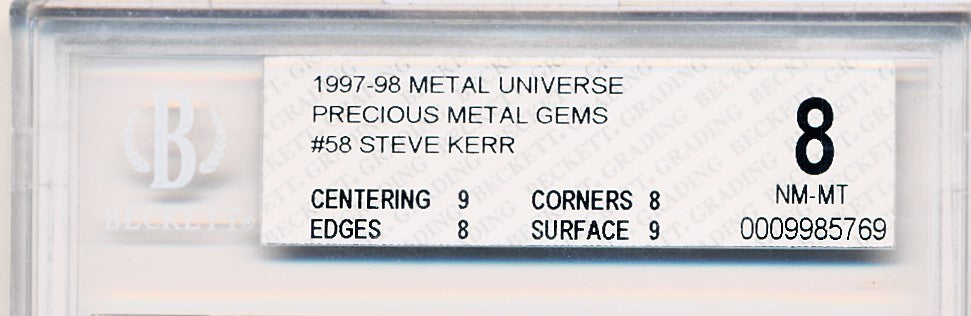 Skybox 1997-1998 Metal Universe Championship Precious Metal Gems Green –  Mr. B's Collection
