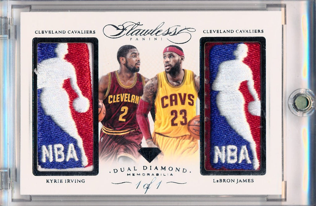 Panini 2014-2015 Flawless Basketball Dual Diamond Logoman #DD-CC Kyrie –  Mr. B's Collection