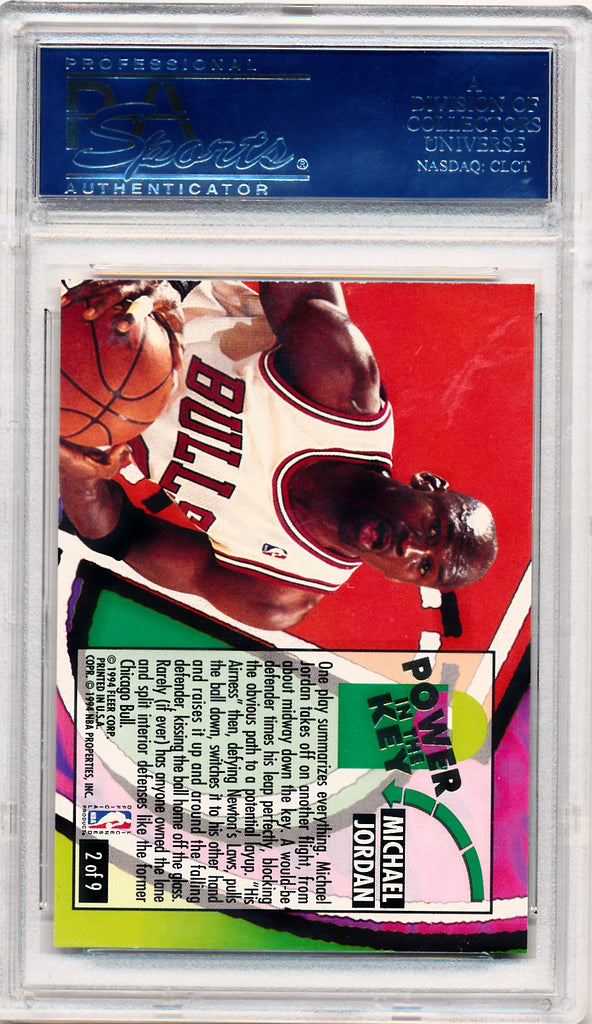 Lot of (2) PSA Graded 9 Michael Jordan Baseball Cards with 1994