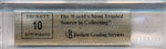 Upper Deck 2007-2008 Exquisite Collection Emblems Of Endorsement #EELJ Lebron James 10/10 / BGS Grade 9.5 / Auto Grade 10