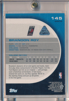 Topps 2006-2007 Finest Refractor #145 Brandon Roy 1/1