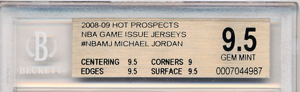 Lot - 2008-09 Fleer Hot Prospects Lebron James Game Used Jersey Basketball  Card #HM-LJ