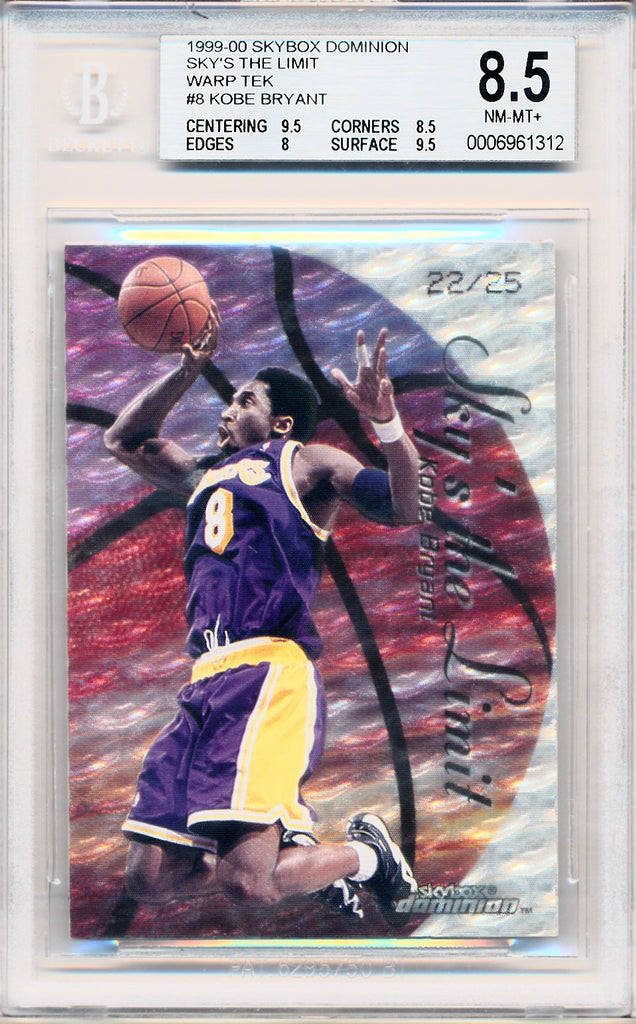 Skybox 1999-2000 Dominion Sky's The Limit Warp Tek #8 Kobe Bryant 