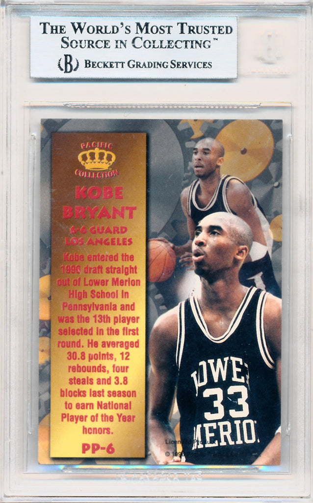 Pacific Collection 1996 Pacific Power Platinum #6 Kobe Bryant