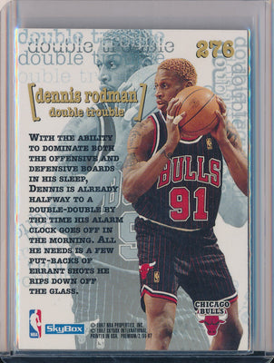 SkyBox 1996-1997 Premium Double Trouble #276 Dennis Rodman