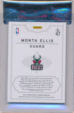 Panini 2012-2013 National Treasures NBA Logoman #47 Monta Ellis 2/2 / BGS Grade 8.5