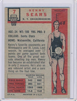 New York Knicks  #7 Kenny Sears