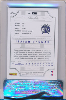 Panini 2012-2013 National Treasures Rookie Card #132 Isiah Thomas 65/199 / BGS Grade 7.5 / Auto Grade 10