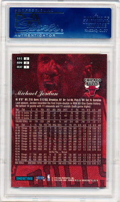 Fleer 1997-1998 Flair Showcase Row 3 #1 Michael Jordan  / PSA Grade 10