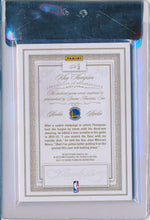 Panini 2012-2013 Flawless Ruby Jumbo Patches #5 Klay Thompson 08/15 / BGS Grade 7