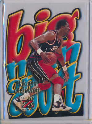 SkyBox 1996-1997 Z-Force Big Men On Court #7/10 Hakeem Olajuwon