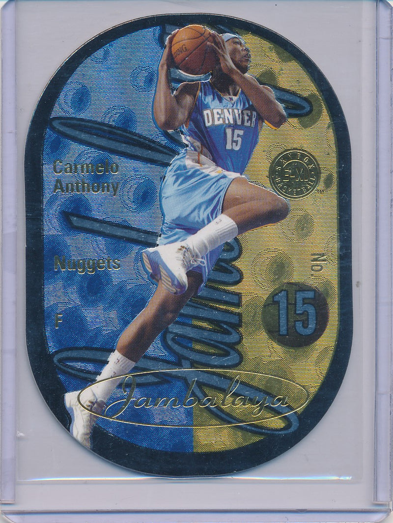 Fleer 2004-2005 SkyBox E-XL Jambalaya #1/10J Carmelo Anthony – Mr 