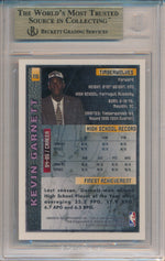 Topps 1995-1996 Finest Basketball #115 Kevin Garnett  / BGS Grade 9.5