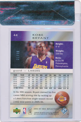 Upper Deck 2006-2007 Reflections  #44 Kobe Bryant 31/99