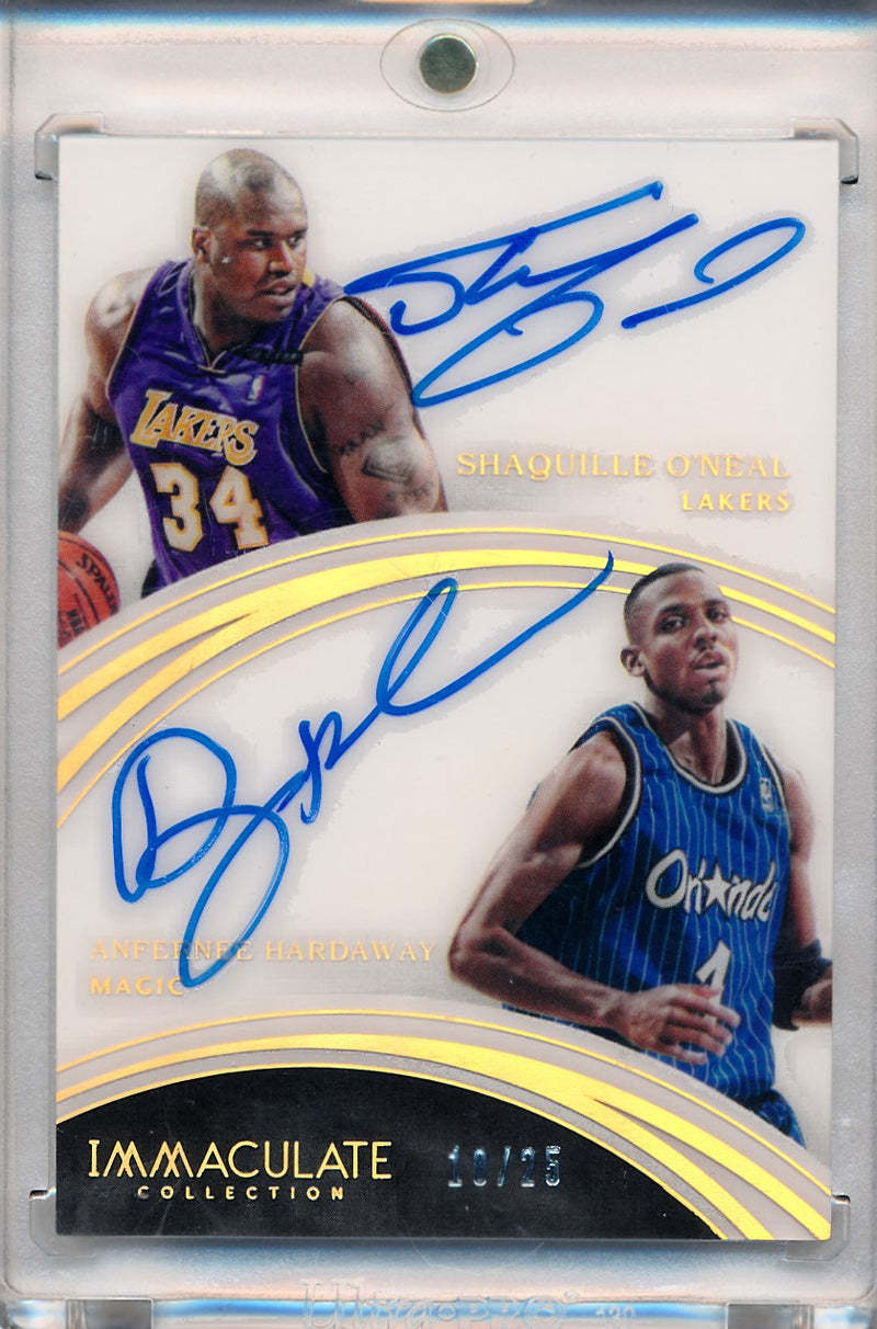 Panini 2015-2016 Immaculate Collection Dual Auto #35 Shaquille O