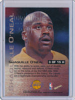 SkyBox 1997-1998 Metal Universe Hardware #3/15H Shaquille O'neal