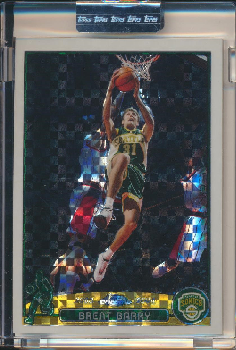 Topps  2003-2004 Chrome  X-Fractor #69 Brent Barry 218/220