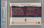 Upper Deck 2003-2004 Exquisite Collection Noble NamePlates #NN-DY Dwyane Wade 13/25 / BGS Grade 8.5 / Auto Grade 10