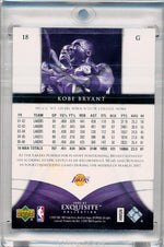 Upper Deck 2006-2007 Exquisite Collection  #18 Kobe Bryant 59/225