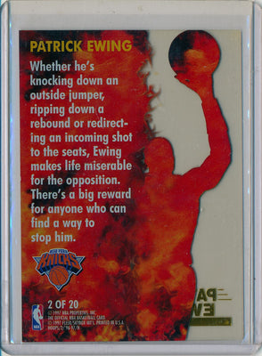 SkyBox 1996-97 HOOPS Hot List #2/20 Patrick Ewing none